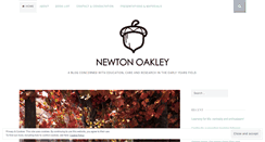 Desktop Screenshot of newtonoakley.wordpress.com