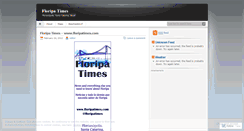 Desktop Screenshot of floripatimes.wordpress.com