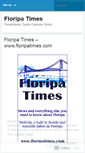 Mobile Screenshot of floripatimes.wordpress.com