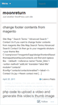 Mobile Screenshot of moonreturn.wordpress.com