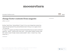 Tablet Screenshot of moonreturn.wordpress.com