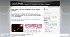 Desktop Screenshot of mhunterart.wordpress.com