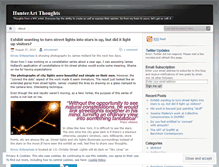 Tablet Screenshot of mhunterart.wordpress.com