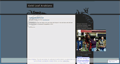 Desktop Screenshot of goldleaf.wordpress.com