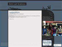 Tablet Screenshot of goldleaf.wordpress.com