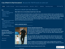 Tablet Screenshot of cityofnorthstpaul.wordpress.com