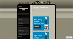 Desktop Screenshot of capitalhayes.wordpress.com