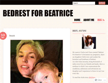 Tablet Screenshot of bedrestforbeatrice.wordpress.com