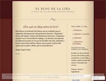 Tablet Screenshot of elblogdelalira.wordpress.com