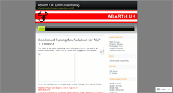 Desktop Screenshot of abarthgp.wordpress.com