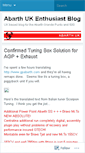 Mobile Screenshot of abarthgp.wordpress.com
