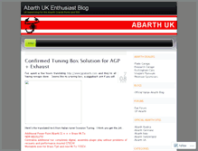 Tablet Screenshot of abarthgp.wordpress.com