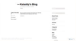 Desktop Screenshot of kataddy.wordpress.com