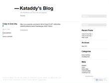 Tablet Screenshot of kataddy.wordpress.com