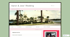 Desktop Screenshot of aaronandjesswedding.wordpress.com