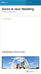 Mobile Screenshot of aaronandjesswedding.wordpress.com