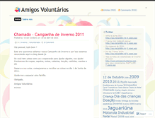 Tablet Screenshot of amigosvoluntarios.wordpress.com
