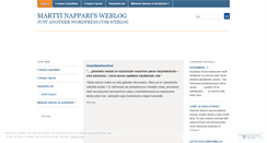 Desktop Screenshot of marttinappari.wordpress.com