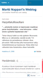 Mobile Screenshot of marttinappari.wordpress.com