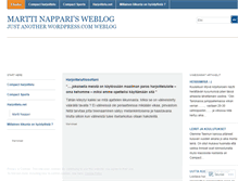 Tablet Screenshot of marttinappari.wordpress.com
