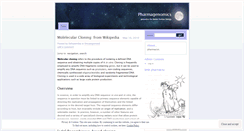 Desktop Screenshot of pharmagenomics.wordpress.com