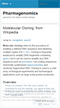 Mobile Screenshot of pharmagenomics.wordpress.com