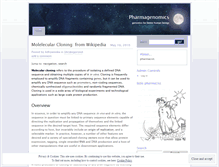 Tablet Screenshot of pharmagenomics.wordpress.com