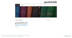 Desktop Screenshot of gmalehabit.wordpress.com