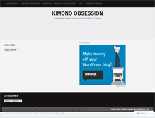 Tablet Screenshot of kimonoobsession.wordpress.com