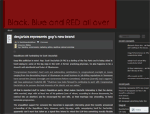Tablet Screenshot of blackblueandredallover.wordpress.com