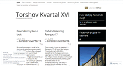 Desktop Screenshot of kvartal16.wordpress.com