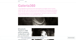 Desktop Screenshot of galeria360.wordpress.com