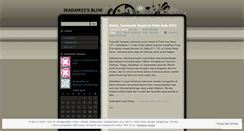Desktop Screenshot of ikadam23.wordpress.com