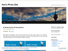Tablet Screenshot of hanphotos.wordpress.com