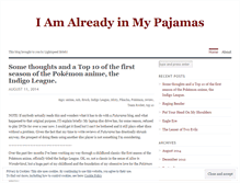 Tablet Screenshot of pajamasalready.wordpress.com