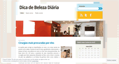 Desktop Screenshot of dicadebeleza.wordpress.com