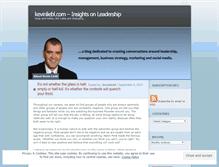 Tablet Screenshot of kevinliebl.wordpress.com
