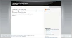 Desktop Screenshot of nicolasrush.wordpress.com