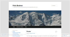 Desktop Screenshot of felixbodmer.wordpress.com