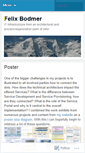 Mobile Screenshot of felixbodmer.wordpress.com