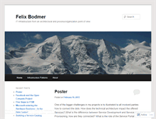 Tablet Screenshot of felixbodmer.wordpress.com