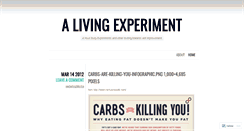Desktop Screenshot of alivingexperiment.wordpress.com