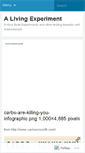 Mobile Screenshot of alivingexperiment.wordpress.com