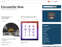 Tablet Screenshot of favouriteson.wordpress.com