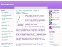 Tablet Screenshot of moodymommy.wordpress.com