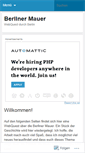 Mobile Screenshot of berlinermauer.wordpress.com