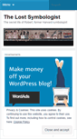 Mobile Screenshot of lostsymbologist.wordpress.com