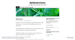 Desktop Screenshot of mywesternhome.wordpress.com