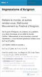 Mobile Screenshot of mouvementavignon.wordpress.com