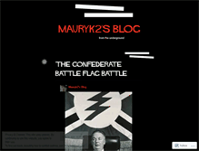 Tablet Screenshot of mauryk2.wordpress.com